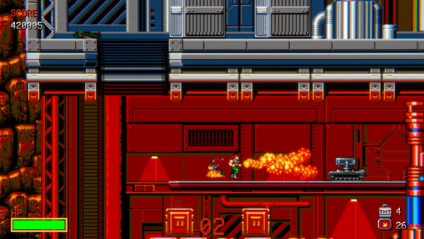 Игра Machine Gun Fury, скриншот