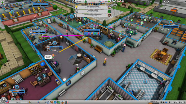 Игра Mad Games Tycoon 2, скриншот