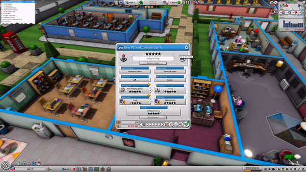 Игра Mad Games Tycoon 2, скриншот