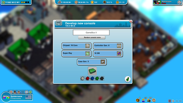 Игра Mad Games Tycoon, скриншот