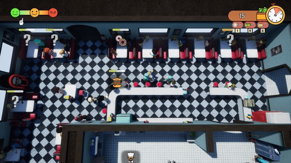 Игра Mad Restaurant People, скриншот
