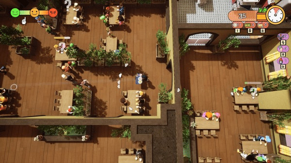 Игра Mad Restaurant People, скриншот