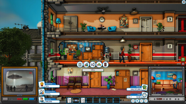 Игра Mad Television Tycoon, скриншот