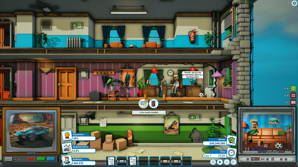 Игра Mad Television Tycoon, скриншот