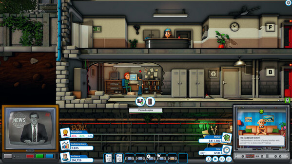 Игра Mad Television Tycoon, скриншот