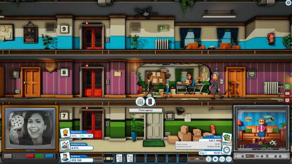 Игра Mad Television Tycoon, скриншот