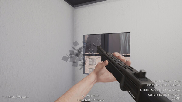 Игра MAGA Simulator 2077, скриншот