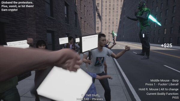 Игра MAGA Simulator 2077, скриншот
