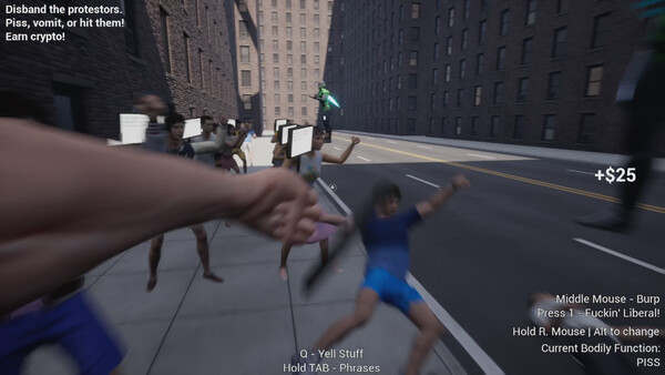 Игра MAGA Simulator 2077, скриншот
