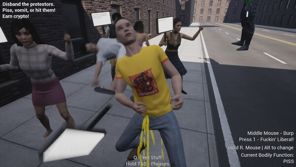 Игра MAGA Simulator 2077, скриншот