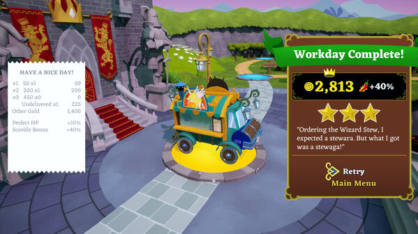Игра Mage Food Truck, скриншот