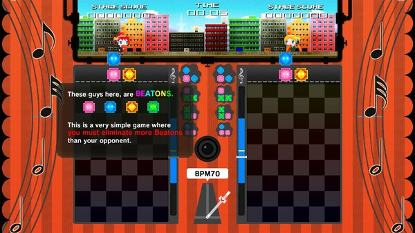 Игра MAGICAL BEAT, скриншот