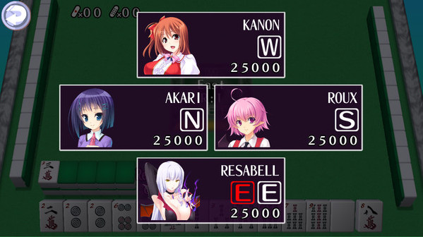 Игра Mahjong Pretty Girls Battle, скриншот