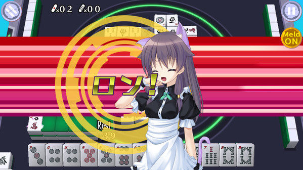 Игра Mahjong Pretty Girls Battle, скриншот