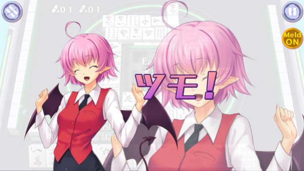 Игра Mahjong Pretty Girls Battle, скриншот