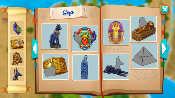 Игра Mahjong Riddles: Egypt, скриншот