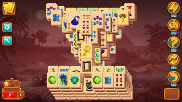 Игра Mahjong Riddles: Egypt, скриншот