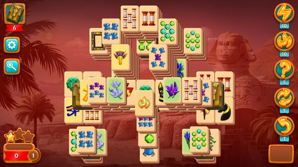 Игра Mahjong Riddles: Egypt, скриншот