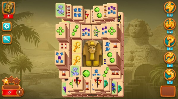 Игра Mahjong Riddles: Egypt, скриншот