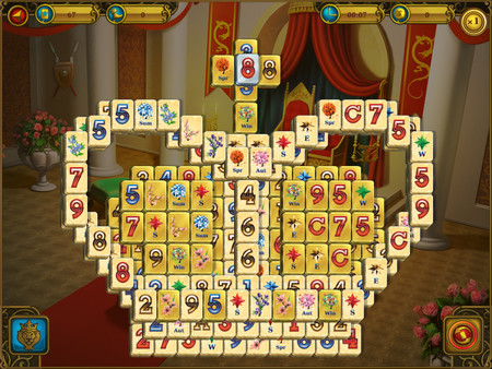 Игра Mahjong Royal Towers, скриншот