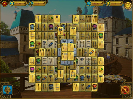 Игра Mahjong Royal Towers, скриншот