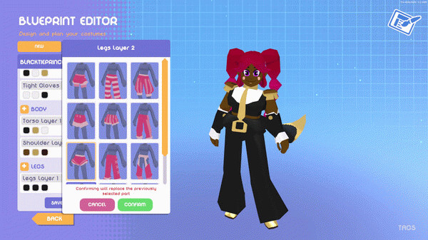 Игра Mahou Senshi Cosplay Club, скриншот