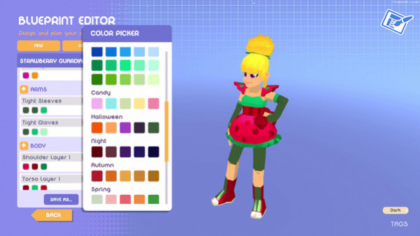 Игра Mahou Senshi Cosplay Club, скриншот