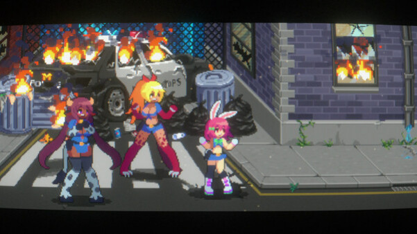 Игра Maiden Cops, скриншот