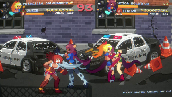 Игра Maiden Cops, скриншот