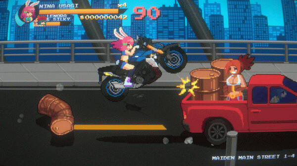Игра Maiden Cops, скриншот