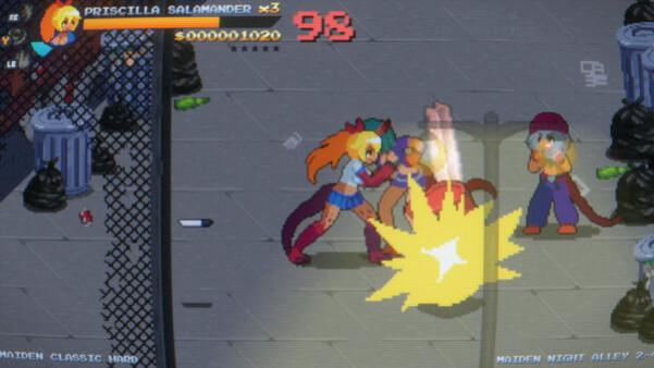 Игра Maiden Cops, скриншот