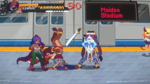 Игра Maiden Cops, скриншот