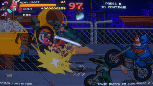 Игра Maiden Cops, скриншот