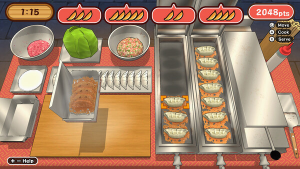 Игра Make it! Gyoza, скриншот