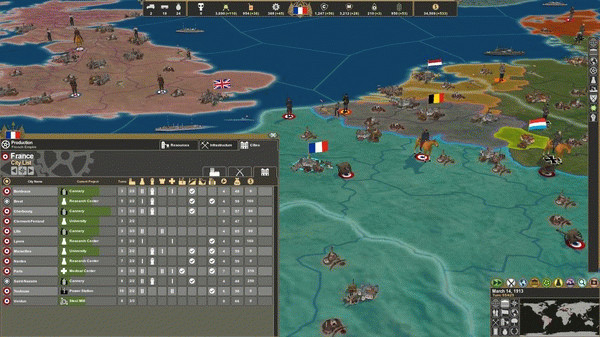 Игра Making History: The Great War, скриншот