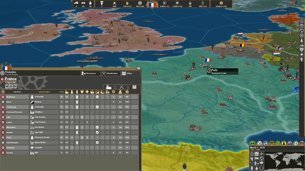 Игра Making History: The Great War, скриншот