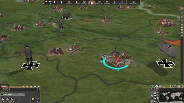 Игра Making History: The Great War, скриншот