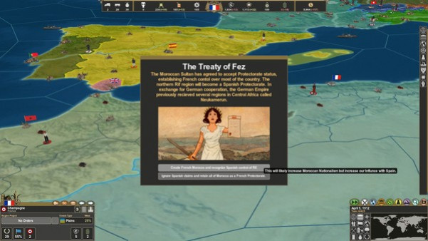 Игра Making History: The Great War, скриншот