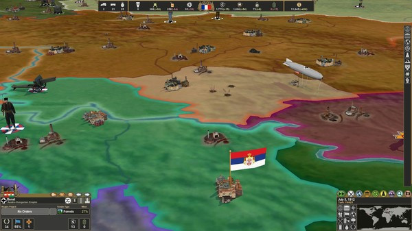 Игра Making History: The Great War, скриншот