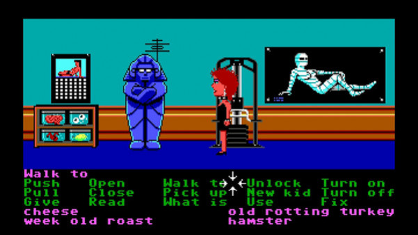 Игра Maniac Mansion, скриншот
