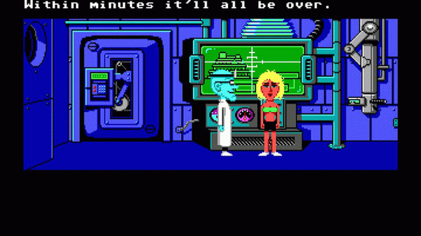 Игра Maniac Mansion, скриншот