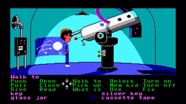 Игра Maniac Mansion, скриншот