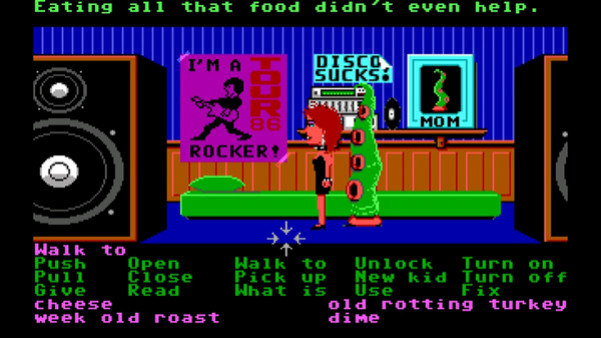 Игра Maniac Mansion, скриншот