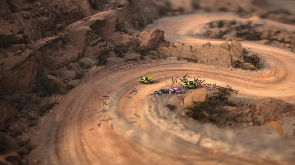 Игра Mantis Burn Racing, скриншот