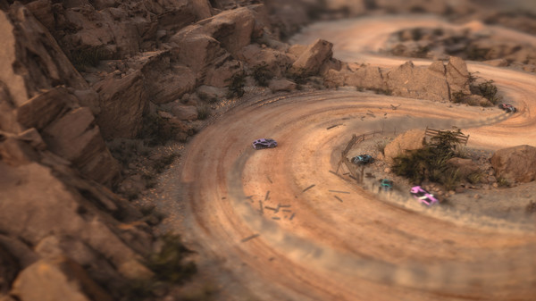 Игра Mantis Burn Racing, скриншот