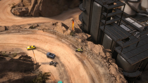 Игра Mantis Burn Racing, скриншот