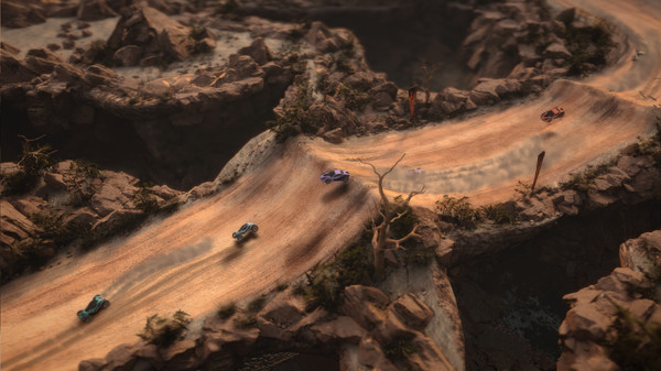 Игра Mantis Burn Racing, скриншот