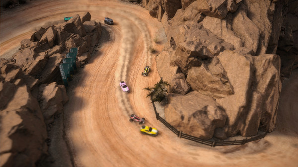 Игра Mantis Burn Racing, скриншот