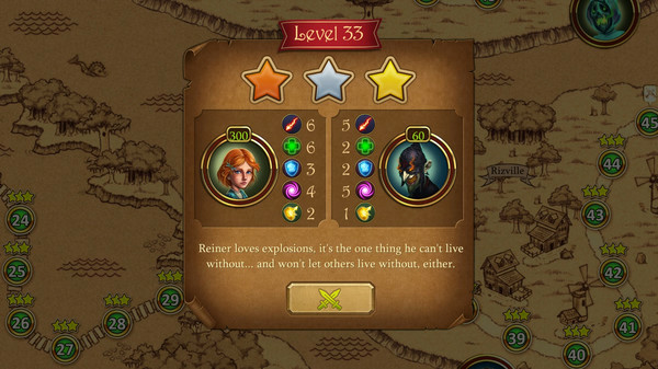 Игра Marble Duel: Sphere-Matching Tactical Fantasy, скриншот