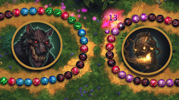 Игра Marble Duel: Sphere-Matching Tactical Fantasy, скриншот